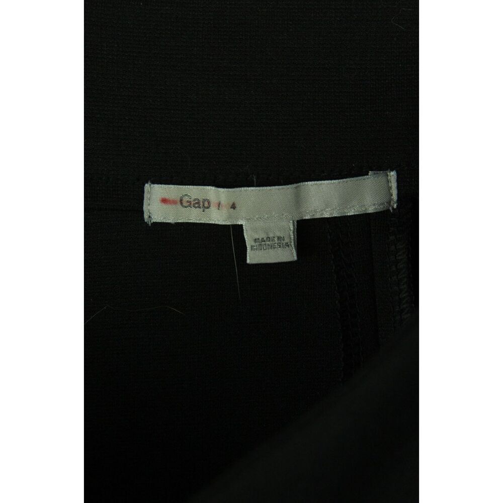 Gap Women's Skirt Size 4 Slim Ponte Black Pencil Straight Stretch